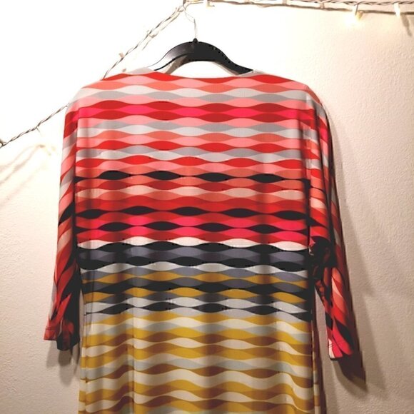 Trina Turk Women's 4 Colorful Soft Patterned Dress - Picture 9 of 10